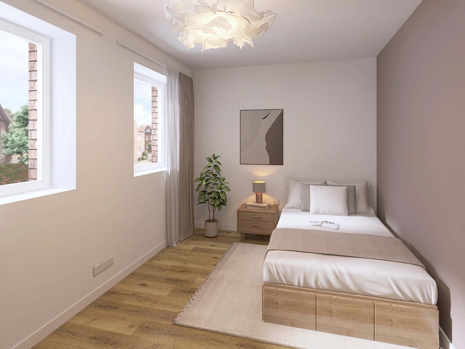 Kleines Schlafzimmer